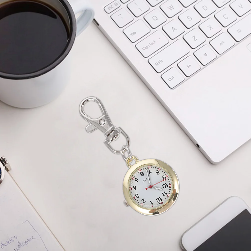 2 قطعة ساعة جيب ممرضة خمر كوارتز صغيرة التصميم الكلاسيكي المحمولة الطبية ساعة كبيرة واضحة الهاتفي ساعة توقيت للرعاية الصحية