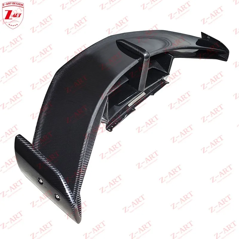 Z-ART SVJ Dry Carbon Fiber Rear Wing for Lamborghini LP580 LP610 Dry Carbon Fiber Tail Spoiler for Huracan EVO Huracan SVJ Wing