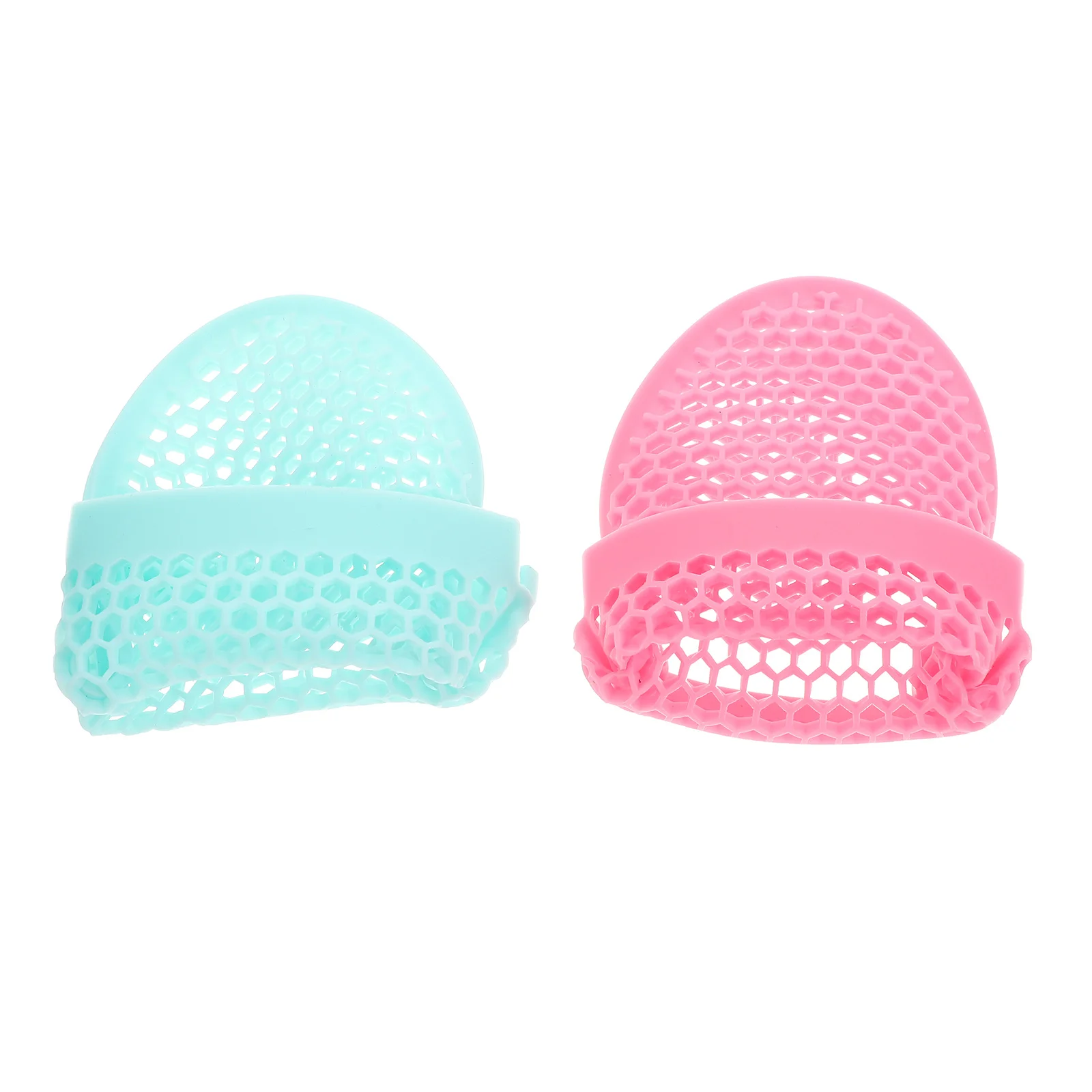 2Pcs Facial Cleaning Brush Double-Side Silicone Manual Exfoliating Face Wash Brush Deep Care Tool Face Cleansing Tool
