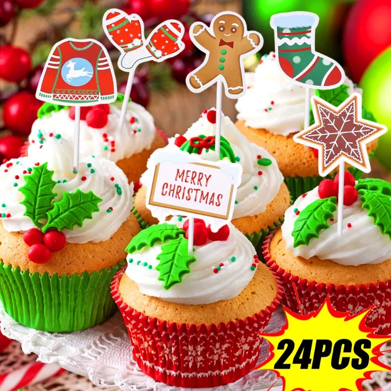 24/12 шт., декоративные топперы для торта