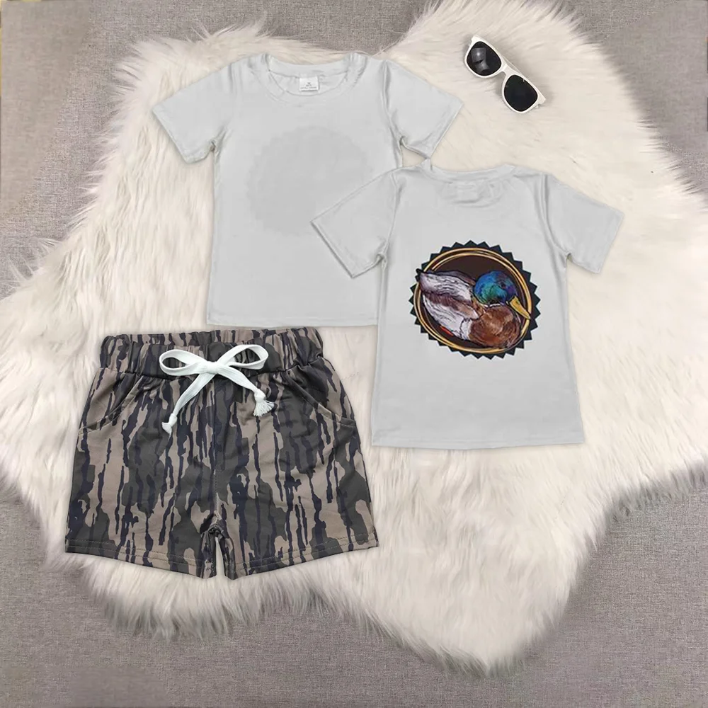 

Baby Boys Hunting Duck Short Sleeve Tee Shirts Tops