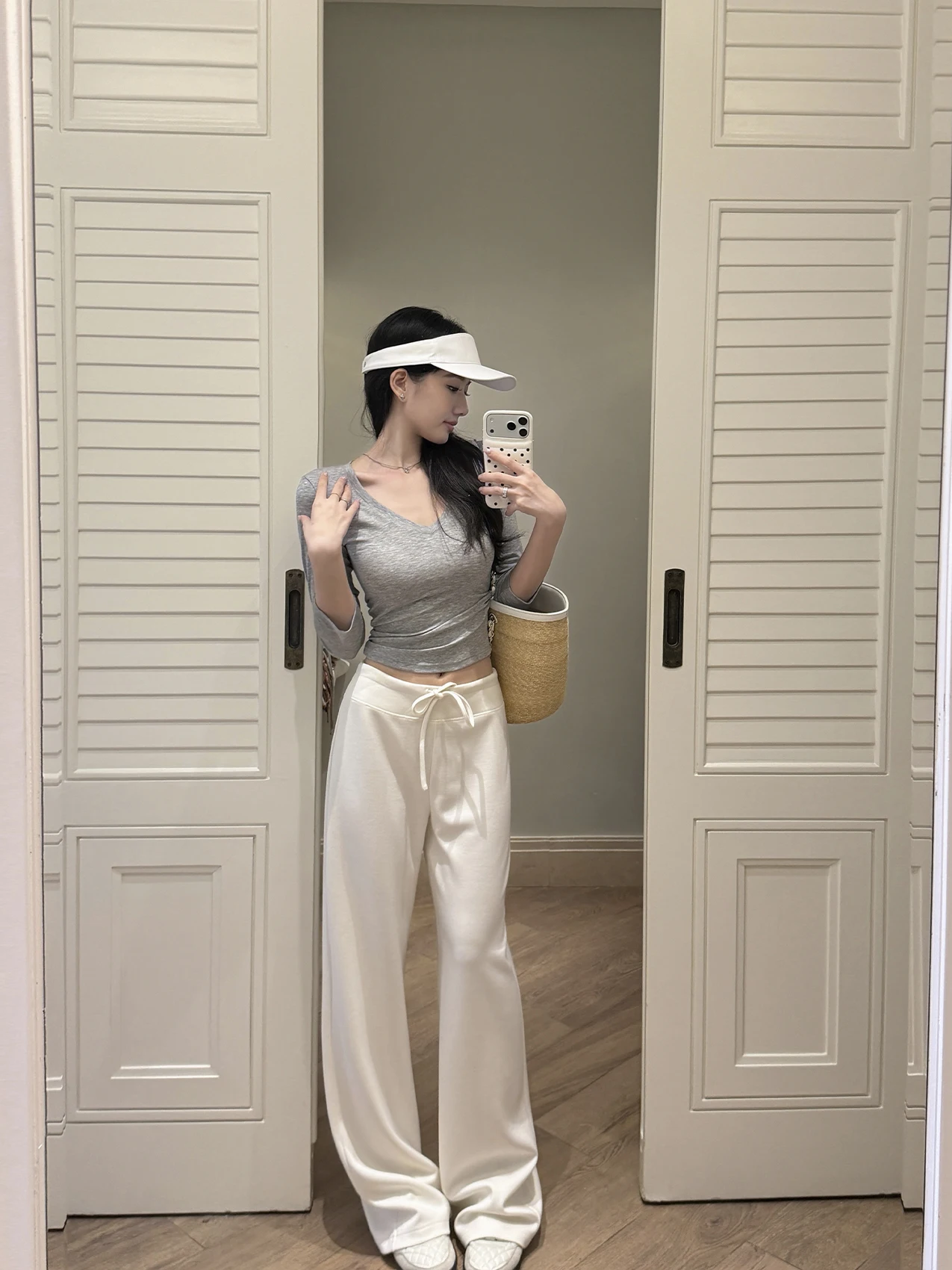 

Брюки Middletone Ultra Model Soft Dra Dstring, повседневные, прямого кроя, весна-лето, утягивающие, длинные, для женщин