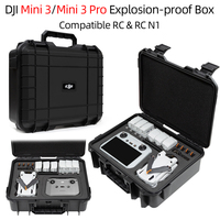 For DJI Mini 3 Case Explosion Proof Case Mini 3 Pro Bag Portable Waterproof Box Hard Shell Large Capacity Accessories Case