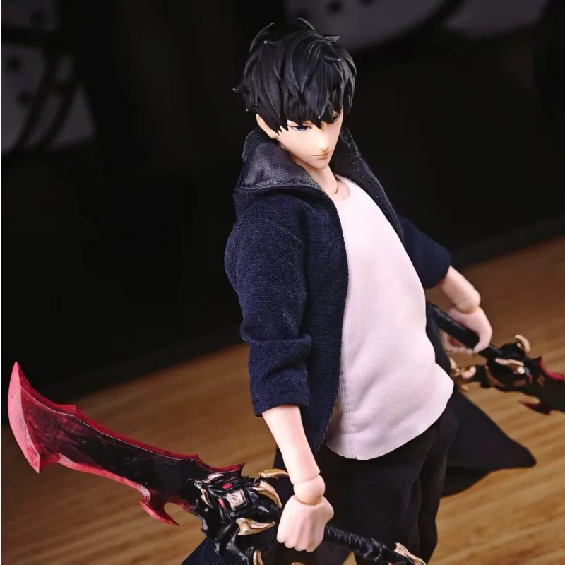 

1/12 Scale Comic Character E-level Hunter Cheng Xiaoyu Windbreak T-shirt Pants Set Model for 6" Action Figures Vt Romankey Body