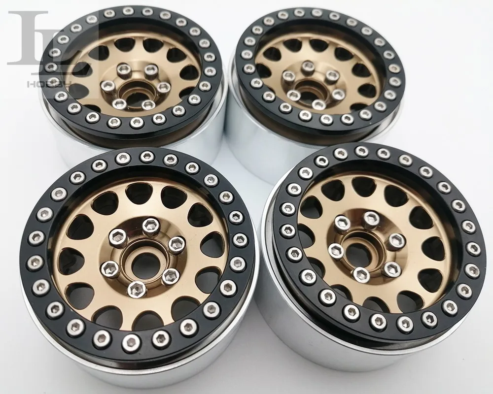 

4PCS 1.9-inch alloy wheel hub for 1/10 RC Crawler Car SCX10 km2 TRX4 90046 RC4WD D90 D110 VS4 JIMNY Cherokee Upgrade Accessories