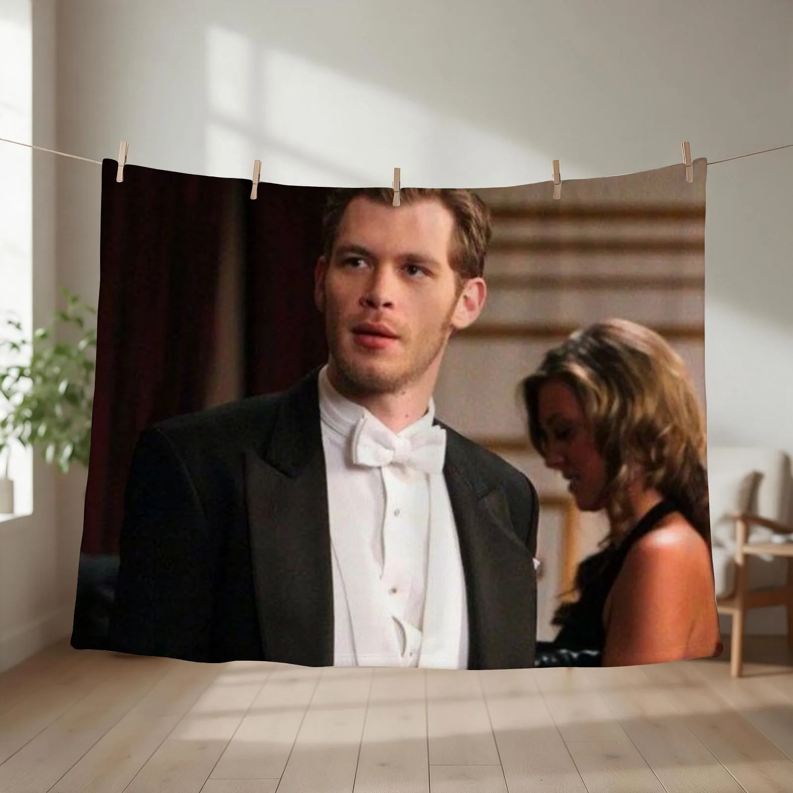 Klaus Mikaelson Throw Blanket Thermals For Travel Shaggy Bed covers Fashion Sofas Blankets