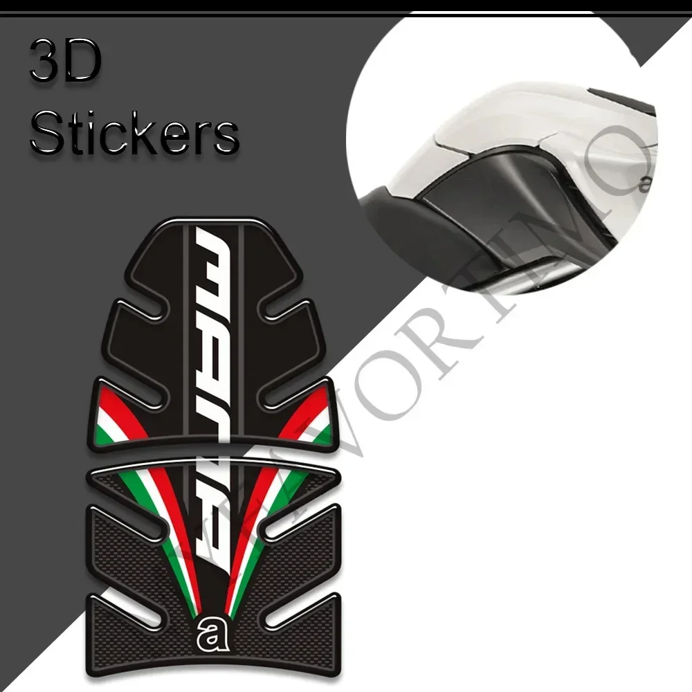 Voor Aprilia Mana 850 Gt Motorfiets Tankpad Zijgrepen Gas Stookolie Kit Knie Stickers Beschermer Bescherming