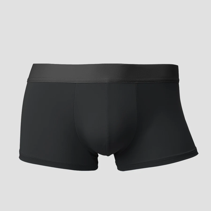 Men's underwear wholesale, European and American cross-border ice silk English size four-corner pants, large size underpants