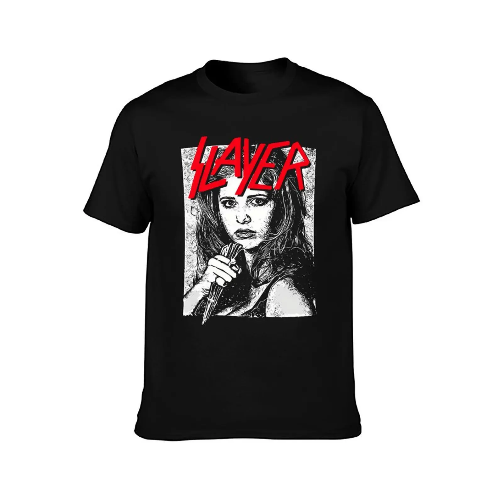 Buffy Vampire Metal Mashup T-Shirt Dry Fit Athletic Short Sleeve Shirt