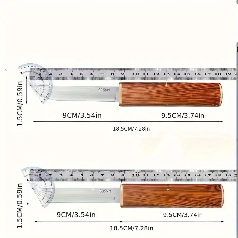 1pc, fruit knife, mini Samurai sword, comfortable handle sword letter opener for display collection gifts, outdoor knife L9195
