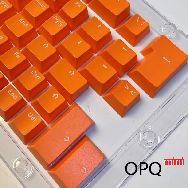 OEM height key cap ABS material OPQmini opaque small column keyboard keycaps suitable for 75% layout 68 key position supplement
