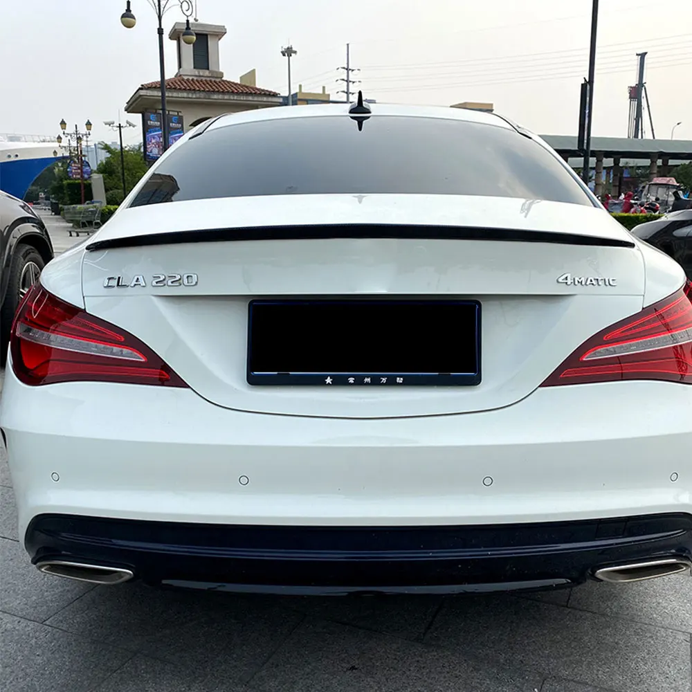 For Mercedes Benz CLA Class C117 2013-2019 CLA180 200 CLA45 AMG Rear Luggage Lid Spoiler Tail Modification ABS Automotive Access