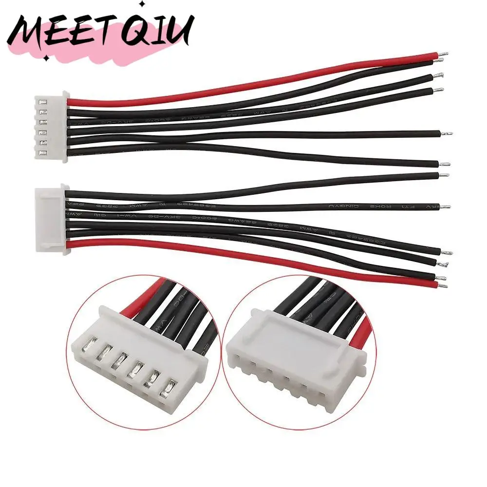 10CM RC Lipo Battery Balancer Charger Plug 1S 2S 3S 4S 5S 6S 7S Silicone JST-XH Balancer Cable Aircraft Model 2.54mm Pitch