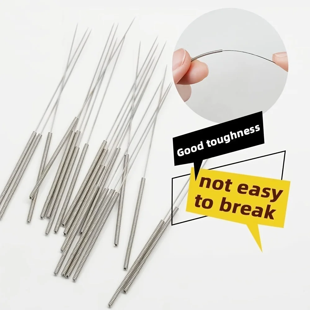 3D Printer Nozzle Cleaning Kit: 0.4mm Stainless Steel Nozzle Cleaner, for Creality Ender 3/K1/MK8/V6 3D Printer Cleaning Needles view 3