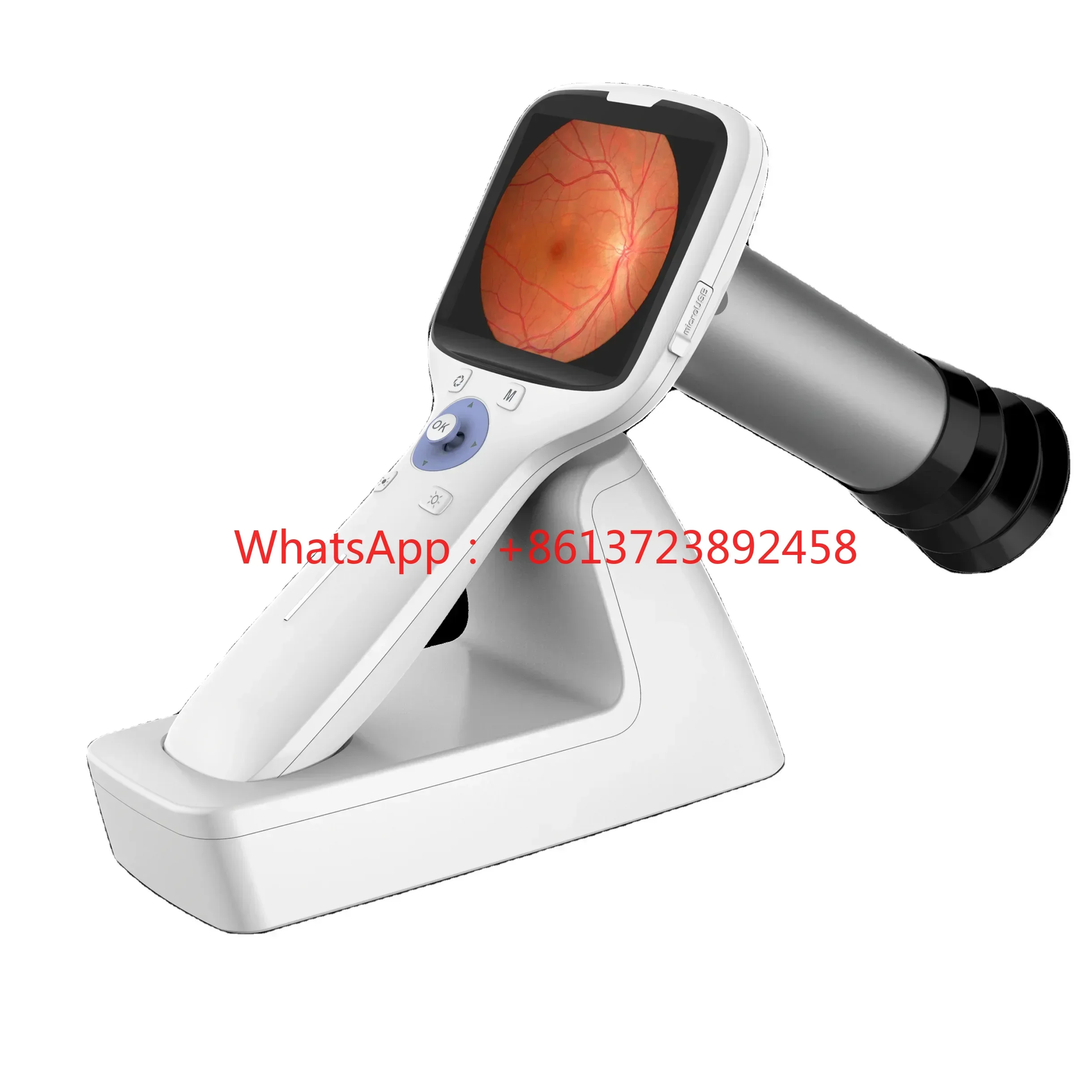 Smartphone Enabled Eye Test Ophthalmic Equipment Digital Portable Hand Held Retinal camer Price for Glaucoma