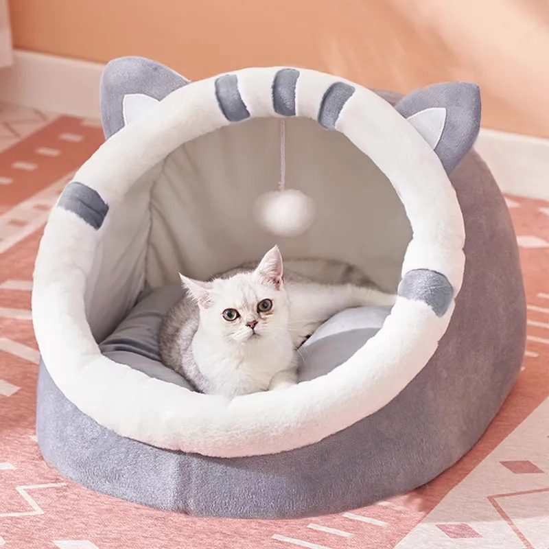Frenchie Cotton Quality Dog Kennel Round Unique Mattress Medium Dog Supplies Indoors Designer Camas Para Perros Dog Furniture