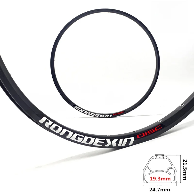 20 Inch Bicycle Wheel Rims 32H 36H 24H Disc Brake V Brake Staing Bike Wheels Rongdexin LQ2045DIS Cycling Equipment Parts