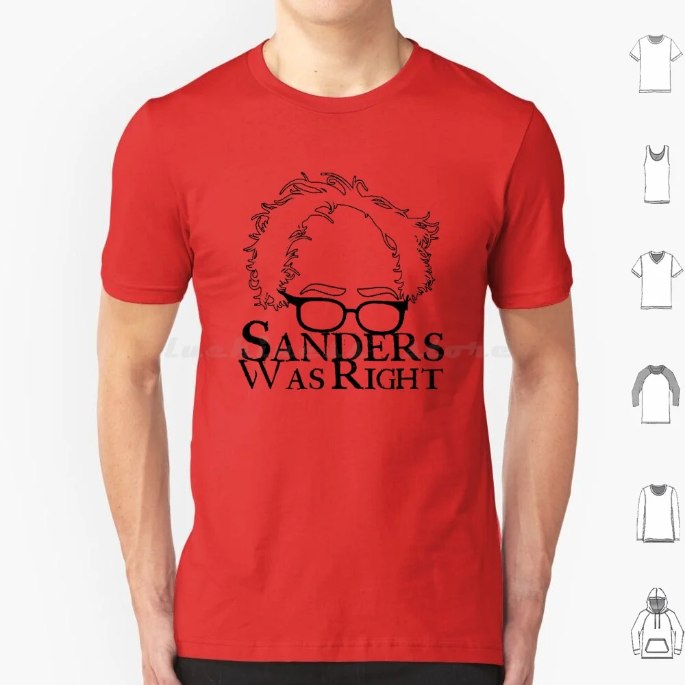 Sanders Was Right T Shirt 6xl Cotton Cool Tee Cyclops Summers Vs X Men Avx Xmen Magneto Uncanny Resistance Mutant Mutants