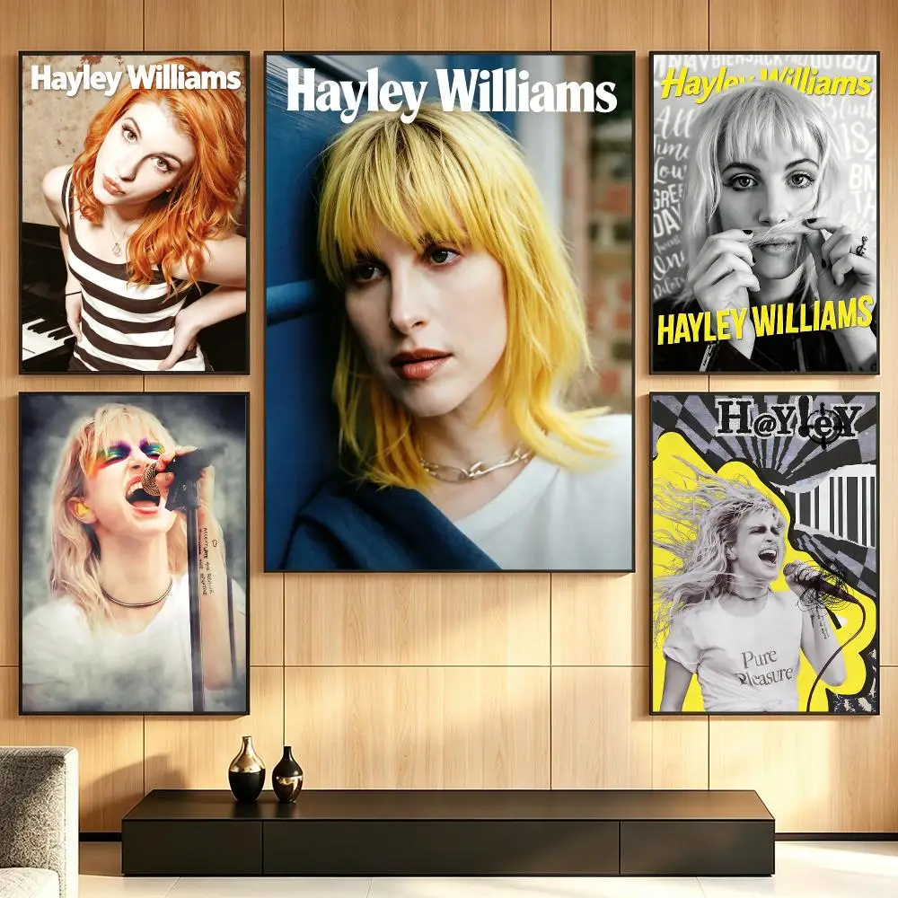 music Hayley Williams Poster Poster HD Printing Cozy Warm Style Home Decor Suitable for Living Room Bedroom Gift