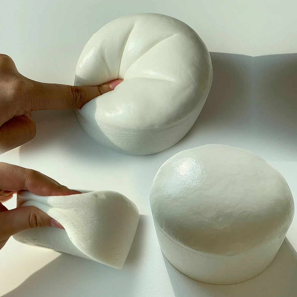 [Pure White Milk Chewy Item] Yogurt Tteok Malang Ball Squishy Stress Relief Ball Chewy Hand Food Item Yogurt Tteok (Yogurt Tteok Is a Korean Snack)