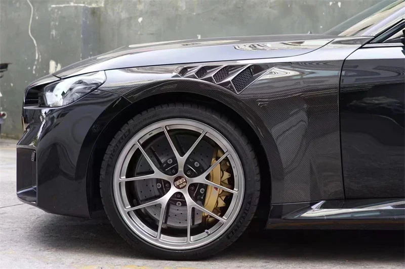 G87 ألياف الكربون درابزين ألياف الكربون المبيعات المباشرة ل M2 G87 ألياف الكربون المصد الأمامي الجانب الحاجز 2023 #6