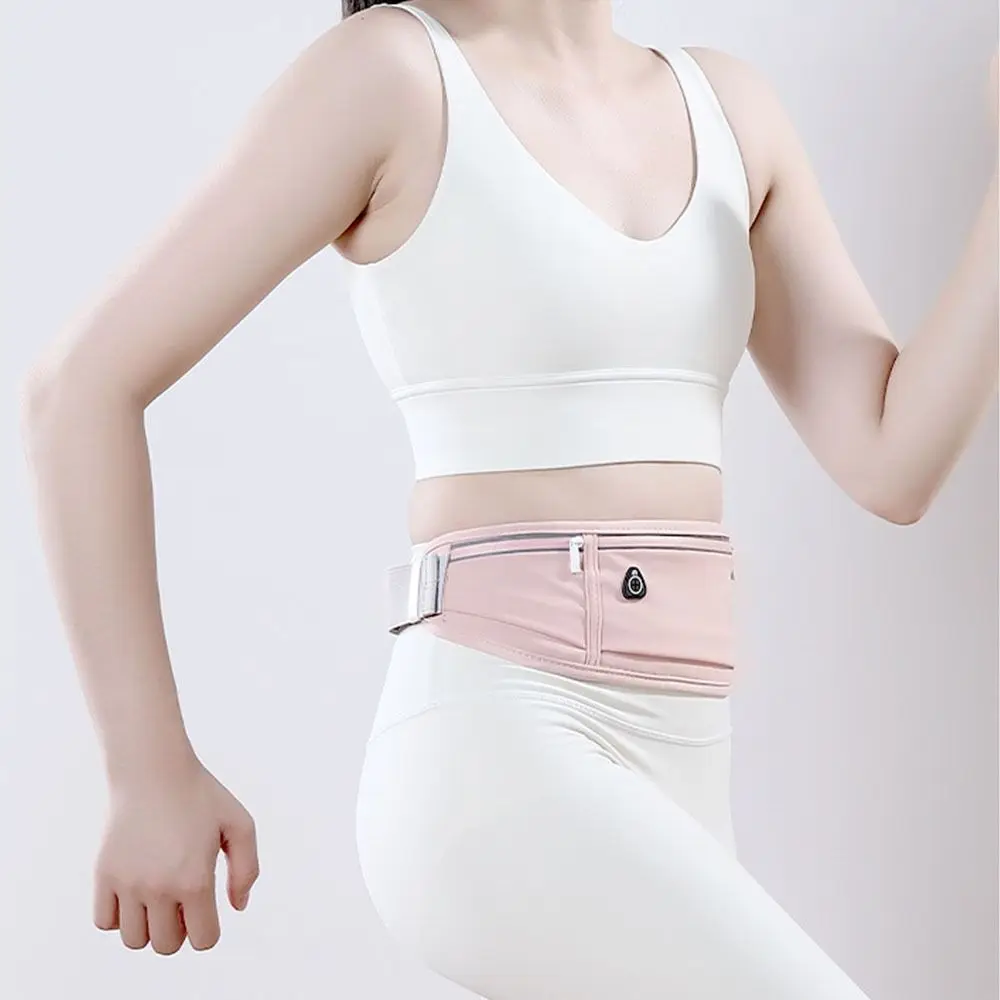 

Fashion Waterproof Running Waist Bag Breathable Invisible Sports Belt Bag Adjustable Lightweight Waist Pack Gym Cycling