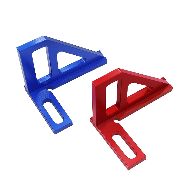 أداة قياس تخطيط النجارة، منقلة مربعة لأعمال النجارة، مسطرة مثلثة من سبائك الألومنيوم، دقة عالية