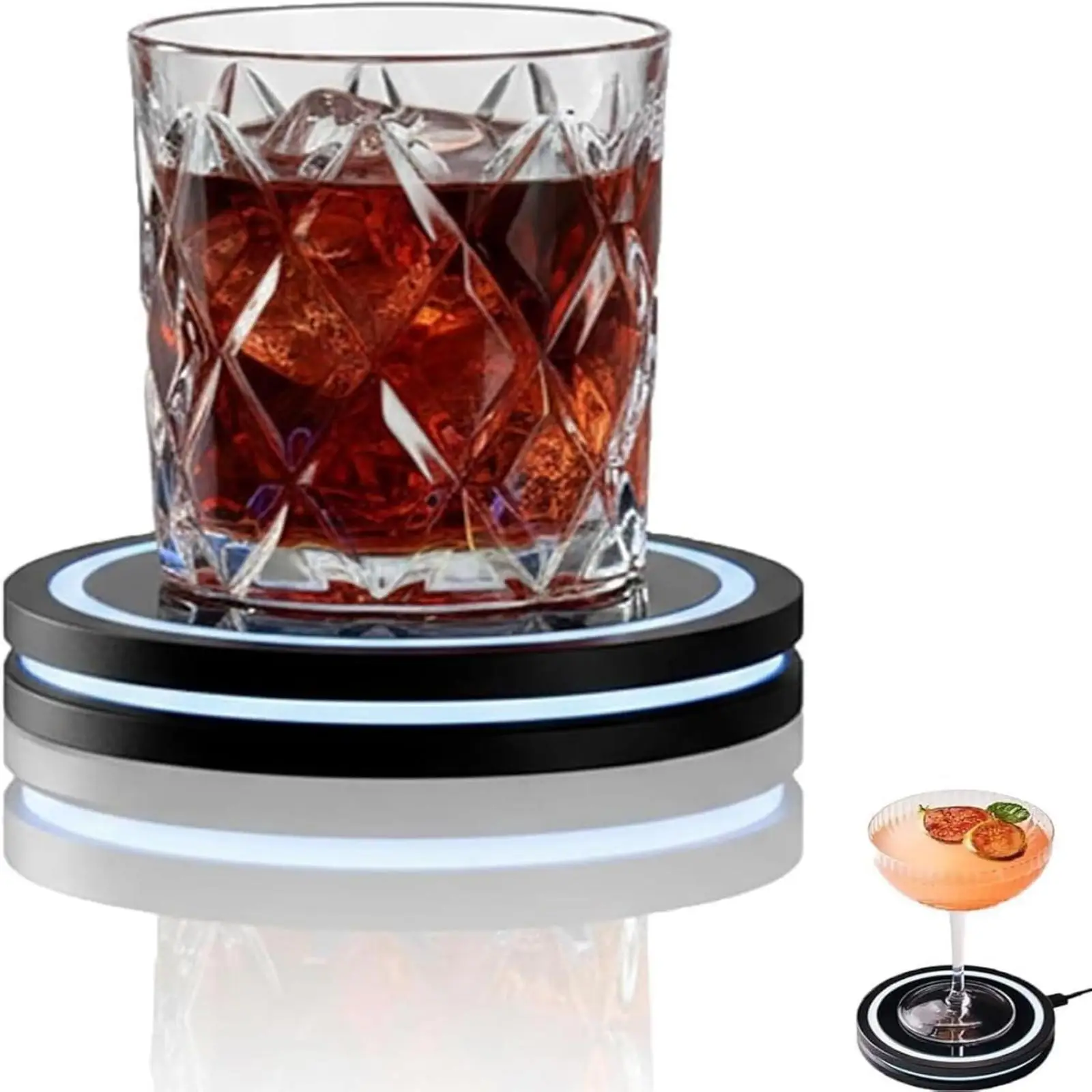 Intelligent Cocktail Maker Machine Cocktails Wine Glass Compact Portable, to Clean, Lighting, Suitable for Multiple