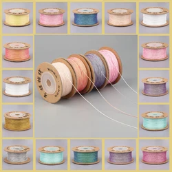 Wholesale 20meter/reel  100% Cotton Twine Thread Macrame String Crafts For DIY Tassels Beading Fashion Bracelet Necklace 1mm