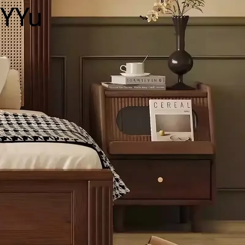 for Minimalist Nightstand Modern Bedroom Furniture Luxury Storage Side Table Trendy Home Decor Bedside Cabinet Comodini