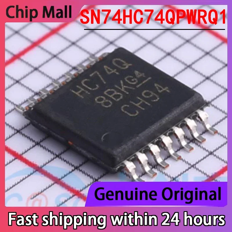 

1PCS New SN74HC74QPWRQ1 Screen Printed HC74Q TSSOP-14 2V~6V Trigger Original Stock