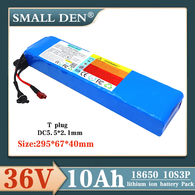 

36V 10S3P 10Ah 500W High Power Capacity 42V 10000mah Lithium Battery Pack Ebike Electric Car Bicycle Motor Scooter battery BMS