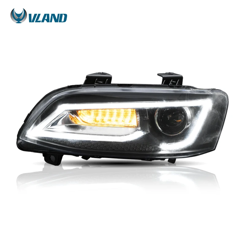 

VLAND Wholesales Full LED Headlights Car Head Light Sequential Turn Signal Assembly 2006-2013 Front Lamp for Holden Commodore VE