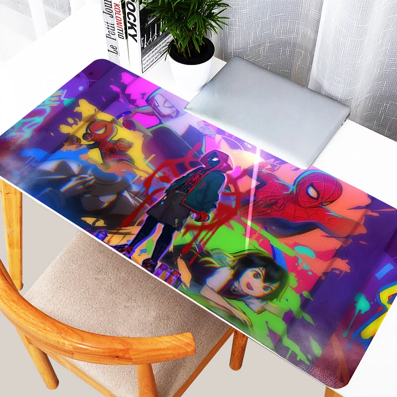 

Gaming Mouse Pad Computer Cool Anime Desk Mouse Mat S-spider Man Table Keyboard Pad Laptop Rubber Non-slip Back Mousepad Cushion