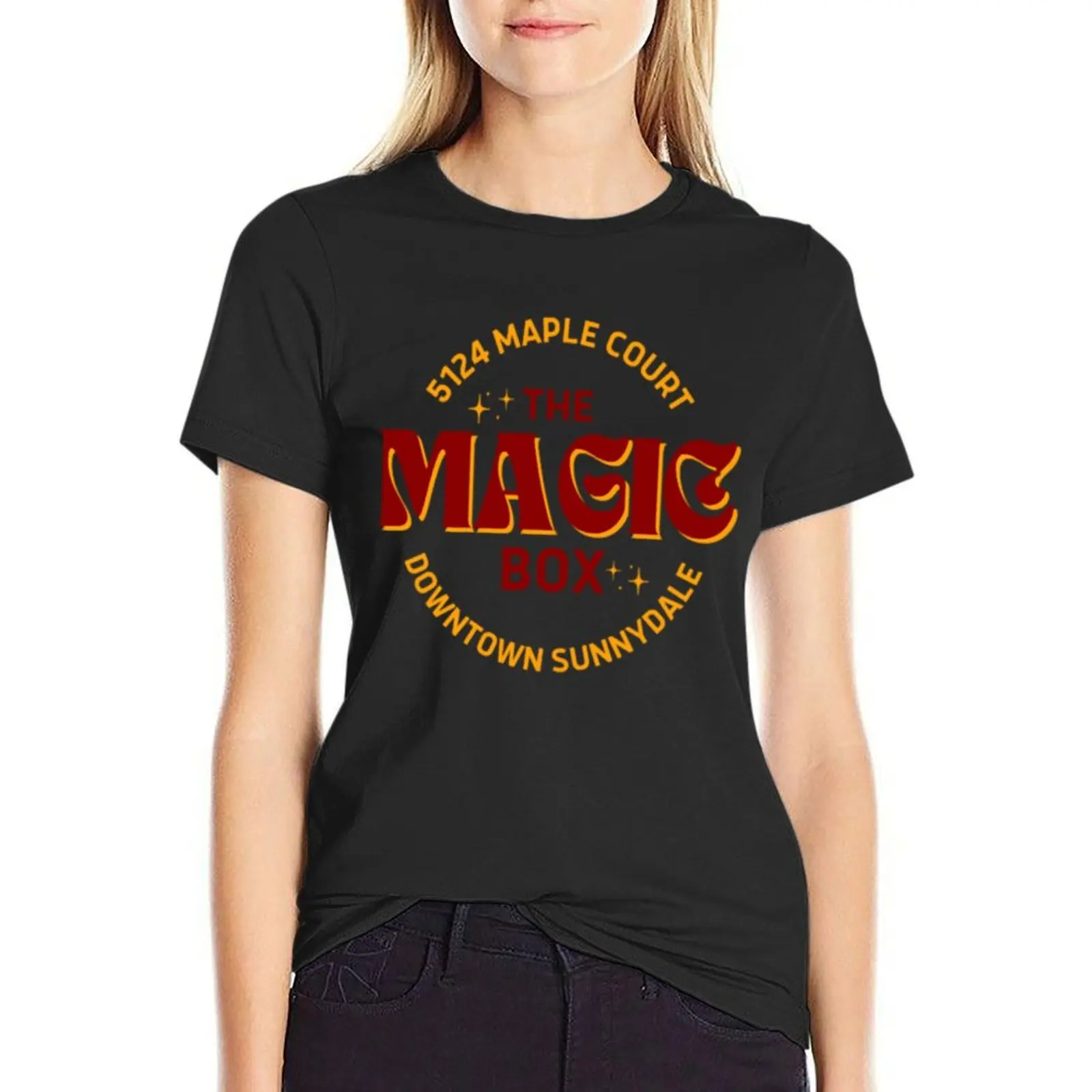 

The Magic Box T-Shirt oversized customizeds sublime Womens graphic t shirts