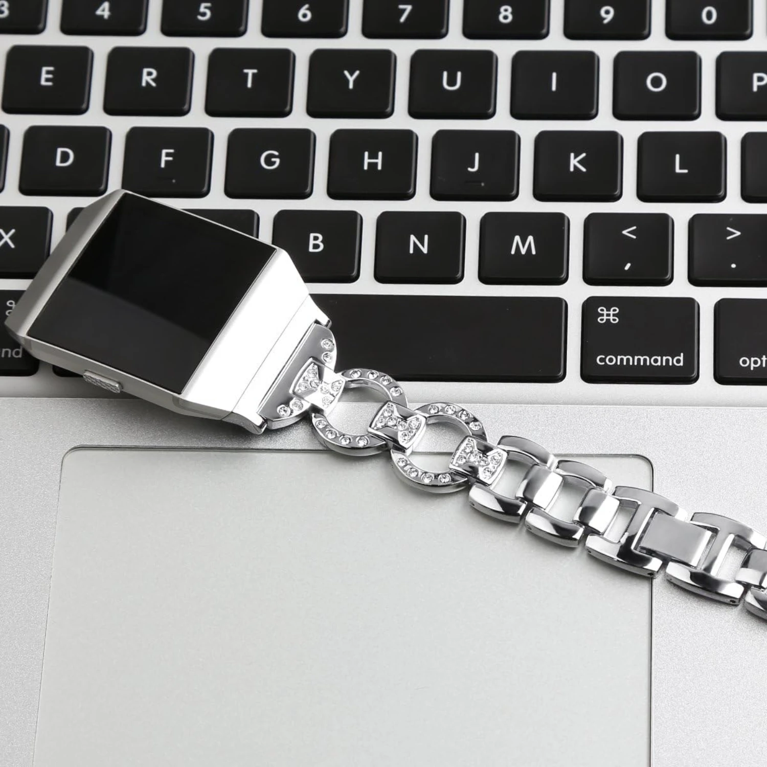 ح من الحداثة - سوار مريح ومتعدد الاستخدامات من الفولاذ المقاوم للصدأ للساعة الذكية - سوار معصم عالي الجودة مع إغلاق آمن #3