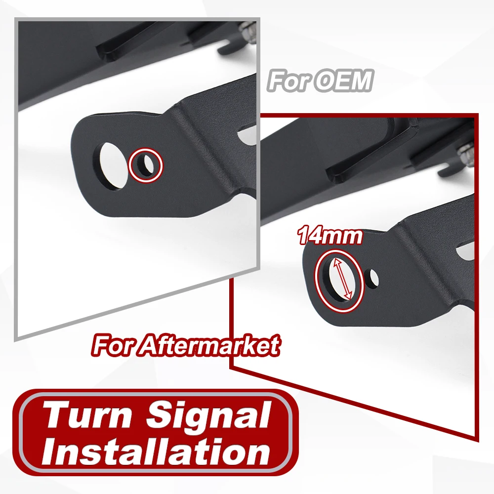 Motorcycle Rear License Plate Holder Bracket Light Tail Tidy Fender Eliminator DR-Z4S 2025-2026 DR-Z4SM 2025-2026 For Suzuki view 4