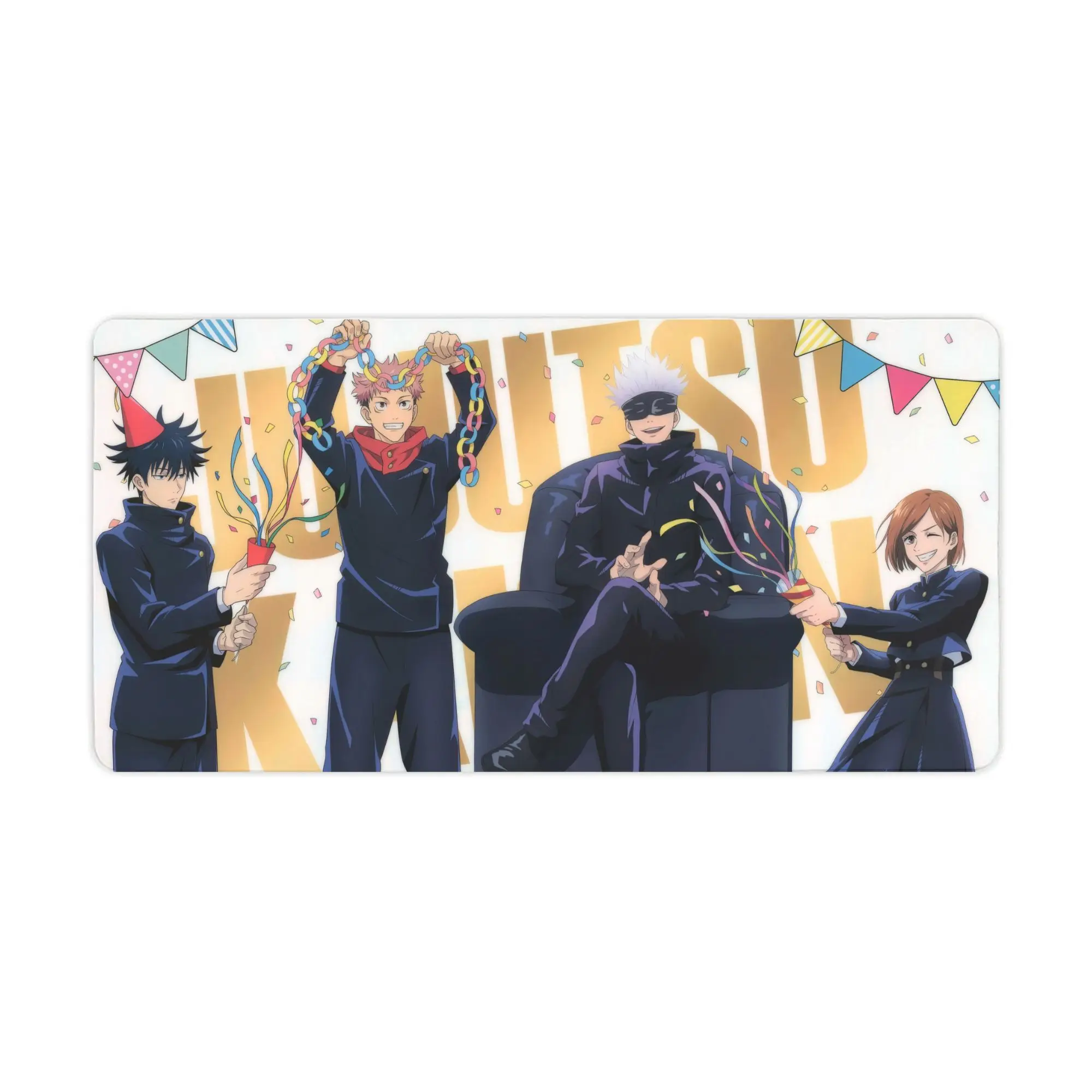 

Anime Mouse Pad Large 15.7 X 31.5 In, Jujutsu Kaisen Mouse Pad with Premium-Textured Mousepad with Non-Slip Base