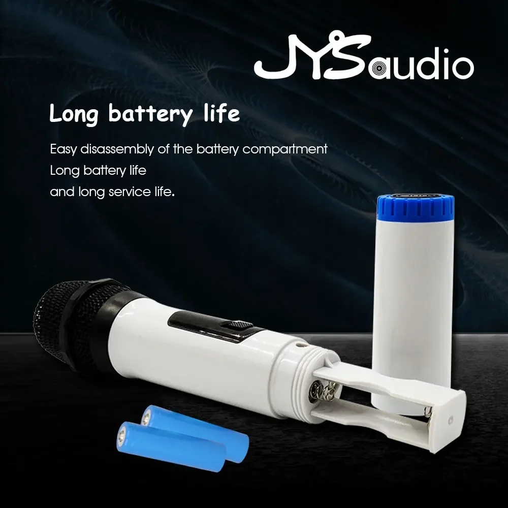 Sistema con micrófono inalámbrico VHF, micrófono de mano de frecuencia fija para fiesta, Karaoke, discurso, iglesia profesional, espectáculo, reunión