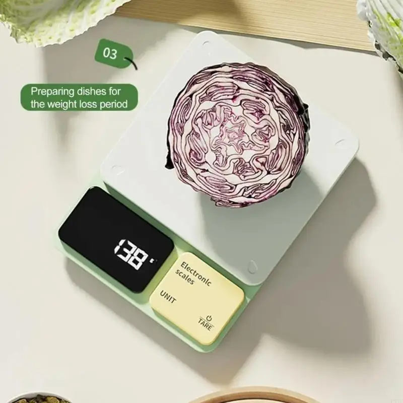 

High Precisions Kitchen Electric Scale for Cooking Baking Lcd Display Miniature Portable Weighing Accessories P9YB