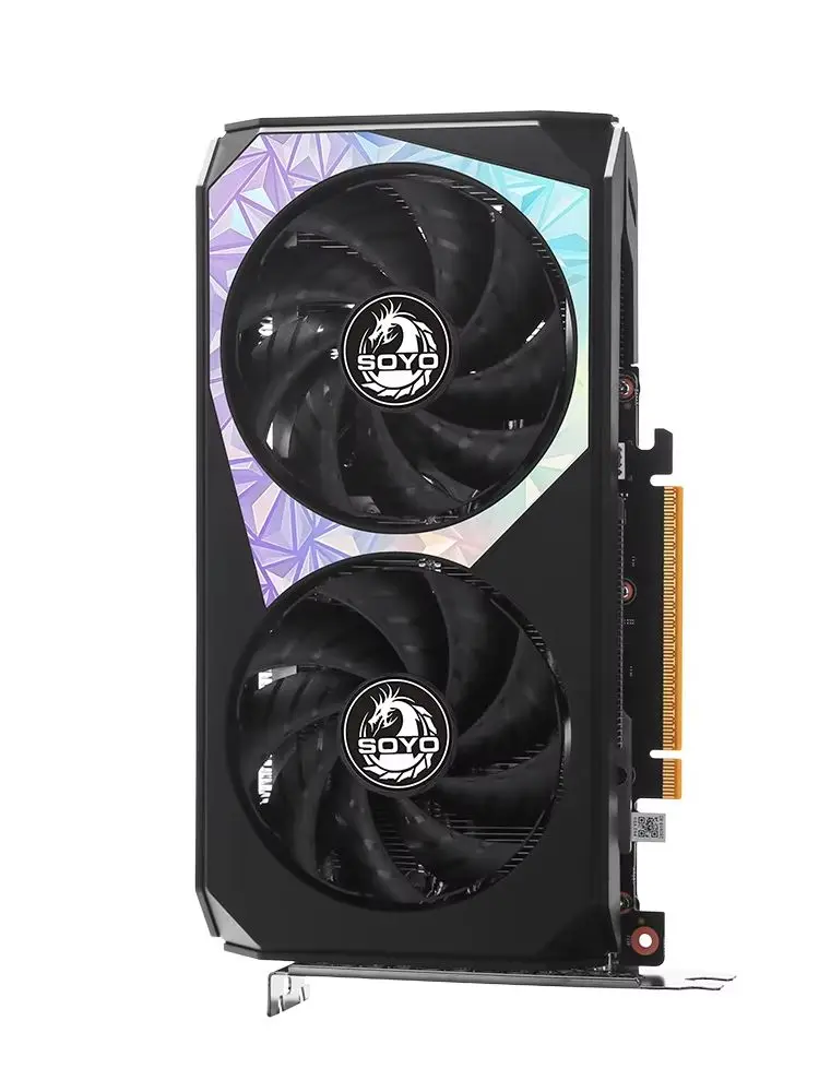 Soyo Rtx5060Ti 8g Gaming-Grafikkarte Nvidia Geforce Rtx 5060Ti 128-Bit Gddr7-Speicher 8-Pin-Stromanschluss, PCI Express 5.0 Desktop-Computer-Hardwarekomponente Hochleistungs-GPU für 4K-Gaming