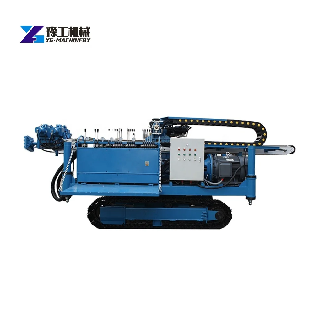 Small Drill Rig Crawler Anchor Drilling Rig for Deep Foundation Engineering Anchor Mining Rock Underground Anchor Rig Machine