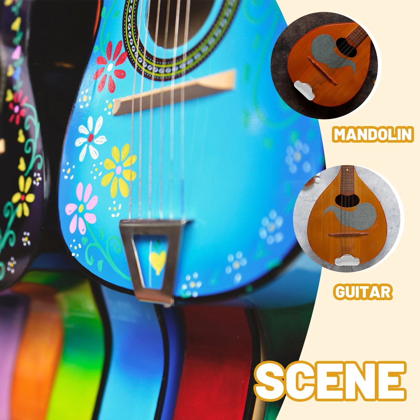 

Zinc Alloy Mandolin Tailpiece Replacement Strong Durable String Board Accurate Tuning Easy Installation For Mandolin Players