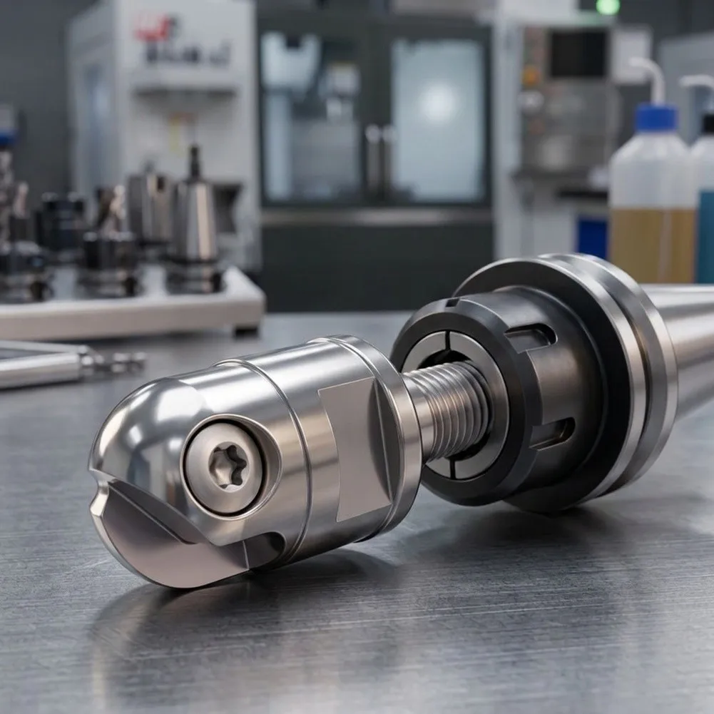 ABPF10-M5 Modular Ball Nose Milling Head ZDFG Series Featuring Threaded Locking for Superior Vibration Resistance