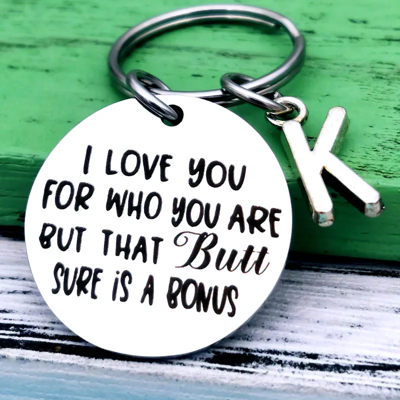 I Love You Funny Keychain Gifts for Boyfriend Fiance Husband  Girlfriend Wife Anniversary Birthday Valentines Day Gift Keyring