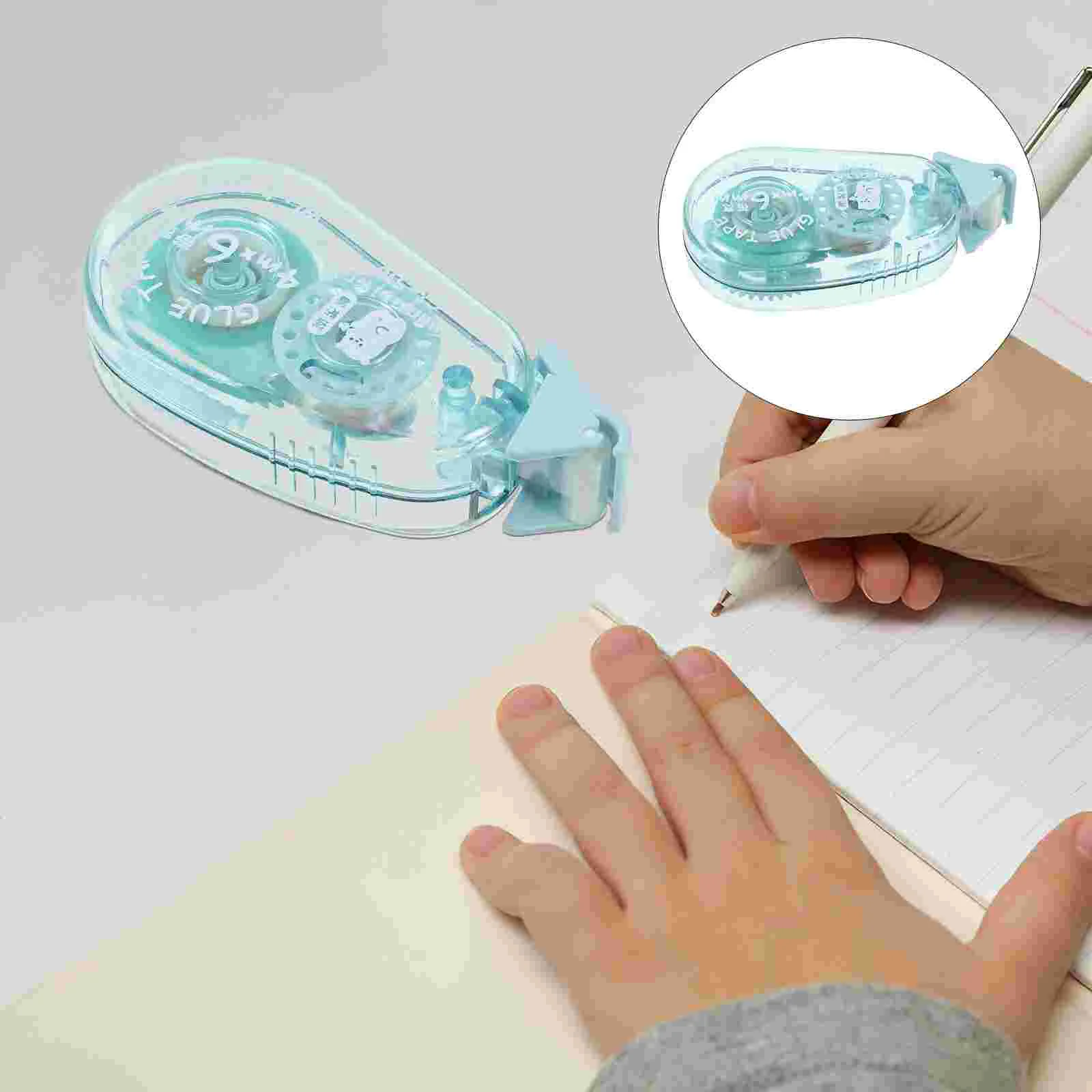 Fita Adesiva Dupla Face, Cola Scrapbook, Dispenser Runner para Projetos Artesanato