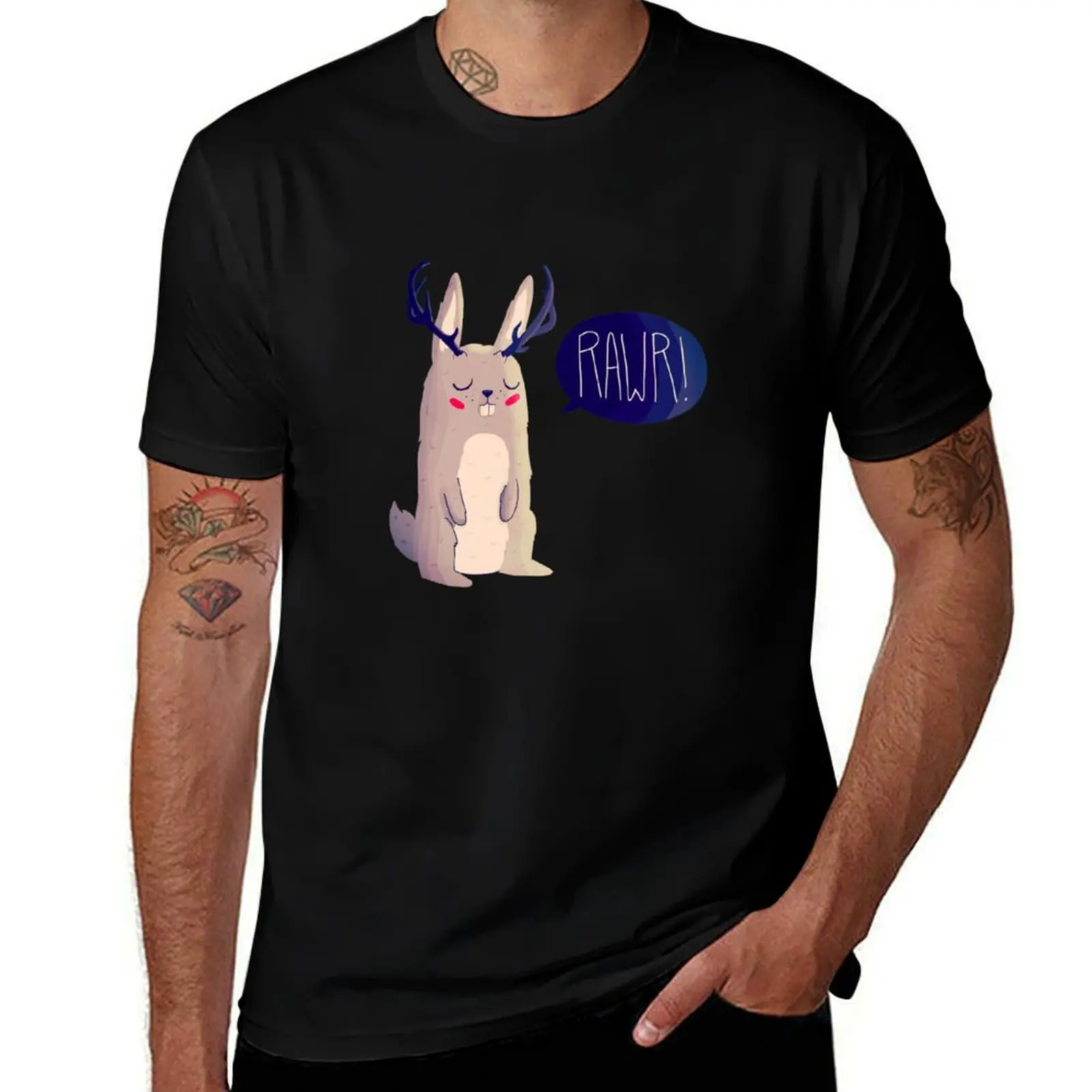 Fearsome Critter T-Shirt Fashion Print Casual Short Sleeve T-Shirt
