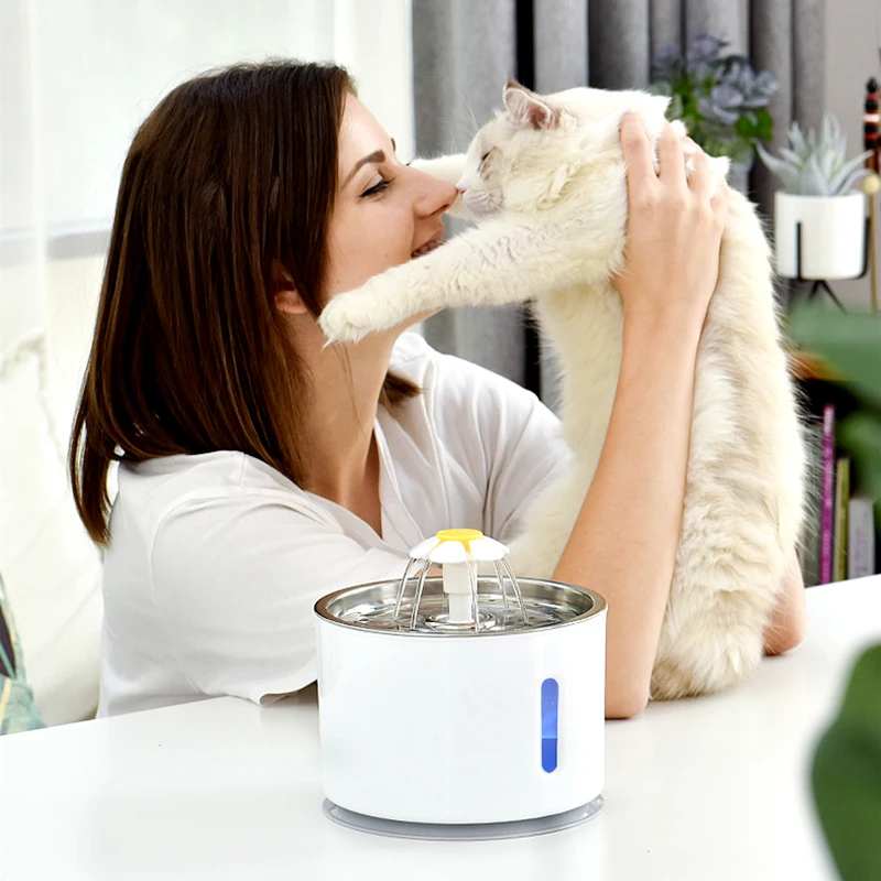 Pet Cat Water Fountain Dog Drinking Bowl USB Automatic Water Dispenser Super Quiet Drinker Auto Feeder Pet Products