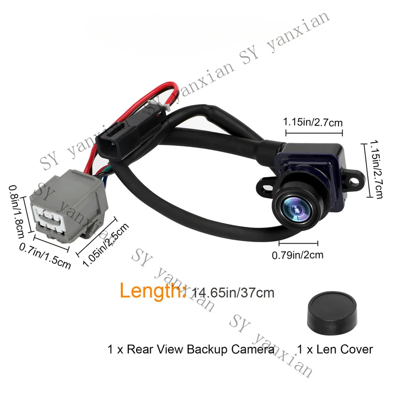 SY+ HD Rear View Backup Back Up Camera for 11-20 Dodge Journey 56054158AB+