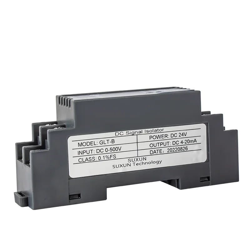 1 In 1 Out 35mm DIN Rail Analog Signal Isolator 4-20mA 0-20mA to 0-10V 0-5V 1-5V 0-75mV DC Voltage Isolated Transmitter